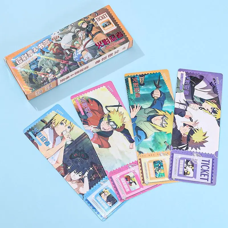 NEW Naruto Uchiha Itachi Kakashi anime cartoon long card laser ticket bookmark postcard small card peripheral collection card