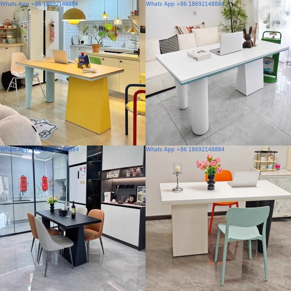 Nordic dopamine family small unit dining table and chair combination restaurant dining  table with negotiation table
