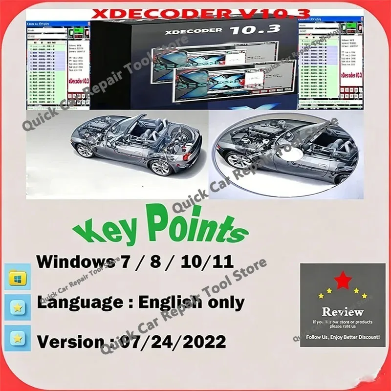 Xdecoder 10.3 With Keygen DTC Remover OBD2 Scanner Crack DTC OFF Delete Software Full Verison For VAG EDC15 EDC16 EDC17 Xdecoder