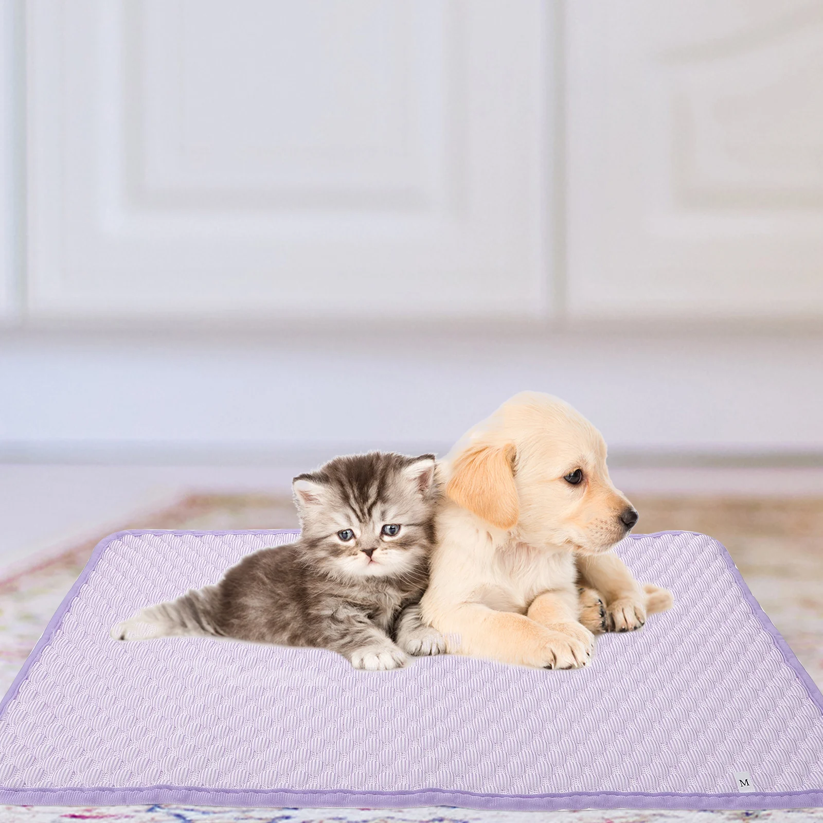 

Pad For Pet Dog Puppy Cat Summer Mat Outdoor Indoor Comfortable Breathable Easy Clean Pet Cooling Mat