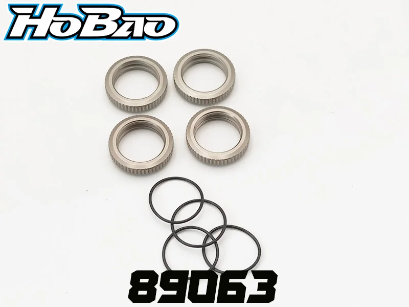 

Original OFNA/HOBAO RACING 89063 M9 Shock Absorber Adjustment Aluminum Ring (including O-ring) For HYPER 1/8 H9 NITRO BUGGY