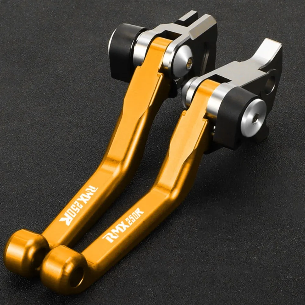 

Motocross Aluminum Alloy Folding Pivot Brake Clutch Levers Handle For SUZUKI RMX250R RMX 250R 1993 1994 1995 Off-Road Dirt Bike