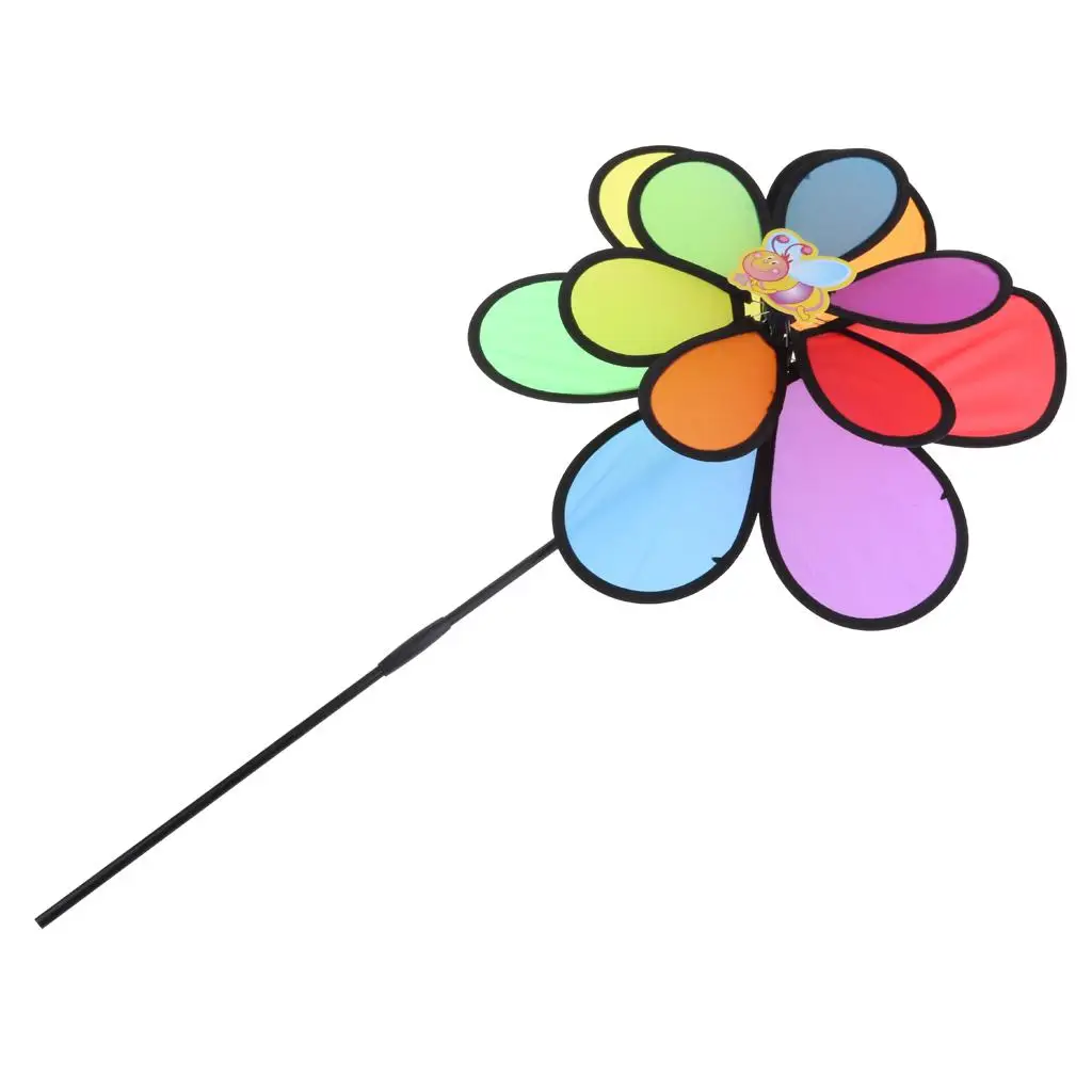 

Large Windmill Toy Kids Double Pinwheel Flower Party Pinwheel Wind Mill