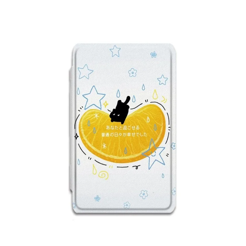 For XTEINK X3/X4/X4pro Accessories Magnetic Protection Simple Orange Cat Watercolor Art Pattern Protective Case Accessory