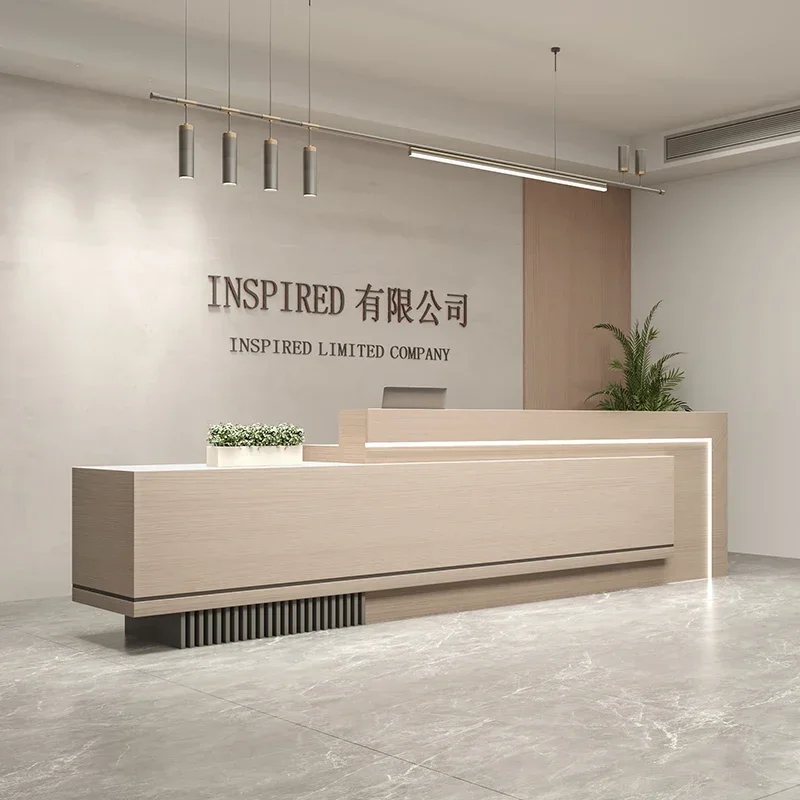 Cashier Desk Modern Reception Beauty Salon Small Luxury Furniture Podium Party Tables Cash Register Counter Receptionist Front