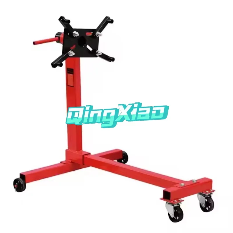 1000lbs Auto Tools Motor Rotating Hydraulic Engine Stand Bracket CE Certified In Stock for Garage Repair Shop Heavy Duty Use Now