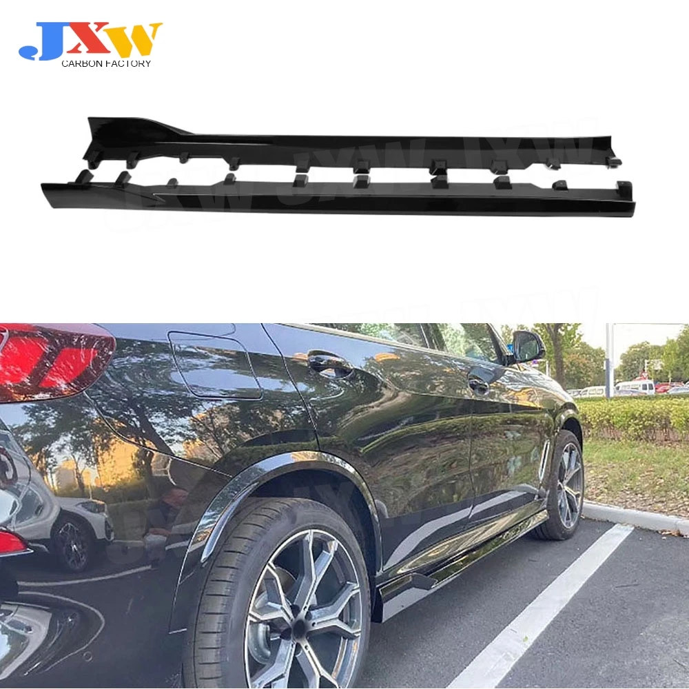 

Carbon Fiber ABS Side Skirts Apron Extension Lip Spoiler for BMW X5 G05 2019-2023 Body Kits Car Styling