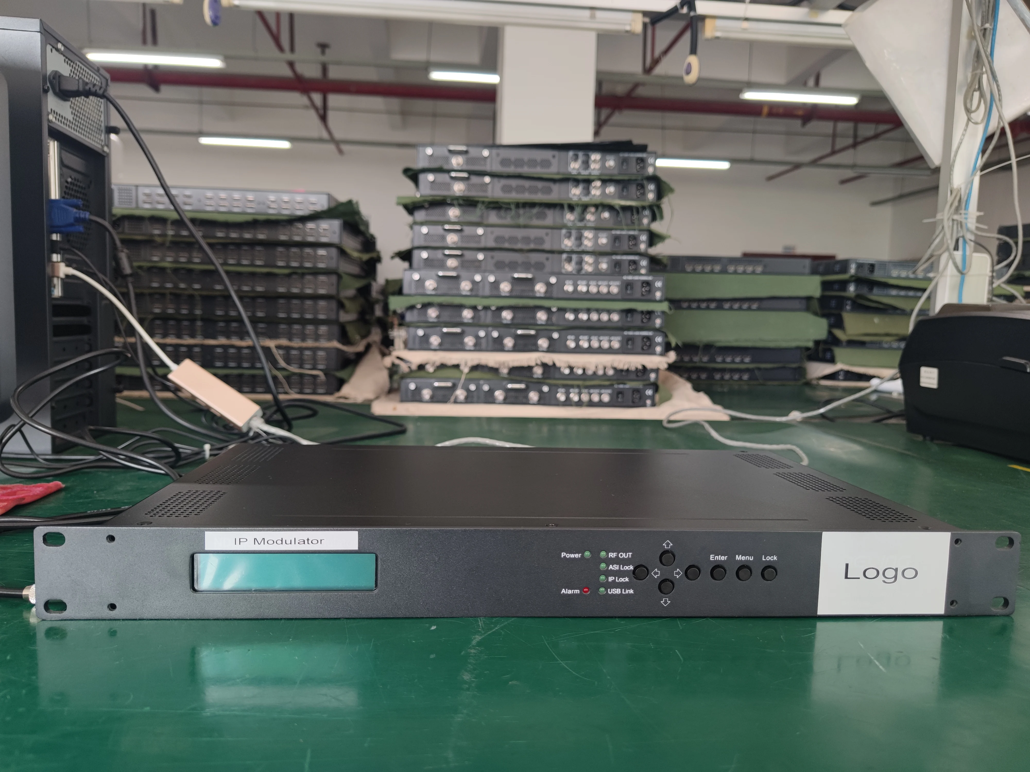 3308M -16RF مخرج IP إلى Isdbt Modulator Digital IPTV إلى ISDBT IP/ASI إلى 16 حاملًا Rf ISDB-T Modulator (DVB-T DVB-C اختياري) #4