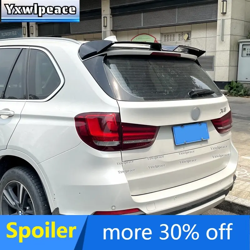 

For BMW X5 F15 Spoiler 2014 2015 2016 2017 2018 High Quality ABS Plastic Unpainted Color Rear Roof Spoiler Trunk Wing