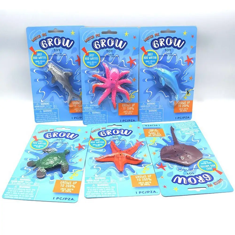 Ocean Growing Expanding In Water Simulation Shark Dolphin Toy Creative Octopus Education Dinosaur Toy Magicscience Educatio G7D5