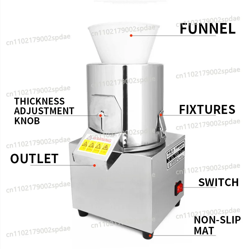 Multifunctional Electric Food Grinder Household & Commercial Chopper for Vegetable Garlic Pepper Meat