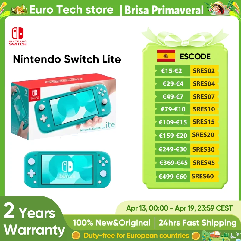 Consolas Nintendo Switch Lite – 32GB Batería 3570mah 5.5» Compacto y livi…