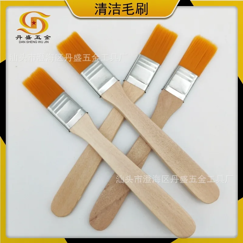 Wooden Handle Small Brush for Dust Removal and Cleaning, Computer Motherboard Cleaning Brush