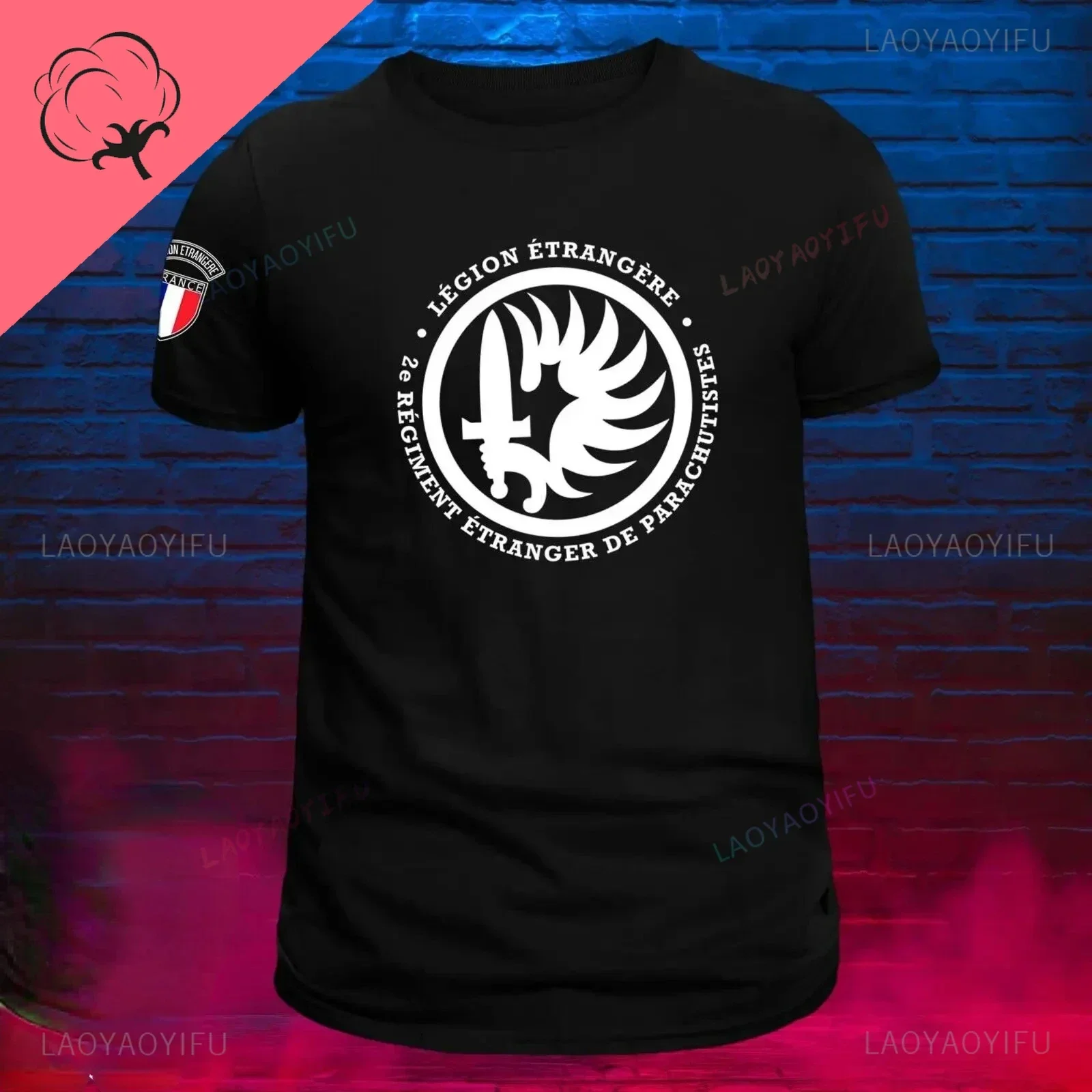 French Foreign Legion L é gion Etrag è re Special Forces World War II Army Men's and Women's Short sleeved T-shirts