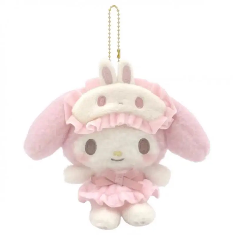 Anime Cartoon Sanrio Hello Kitty Kuromi My Melody Plush Doll Y2K Fashion New Kawaii Plush Toy Times Keychain Pendant Gifts