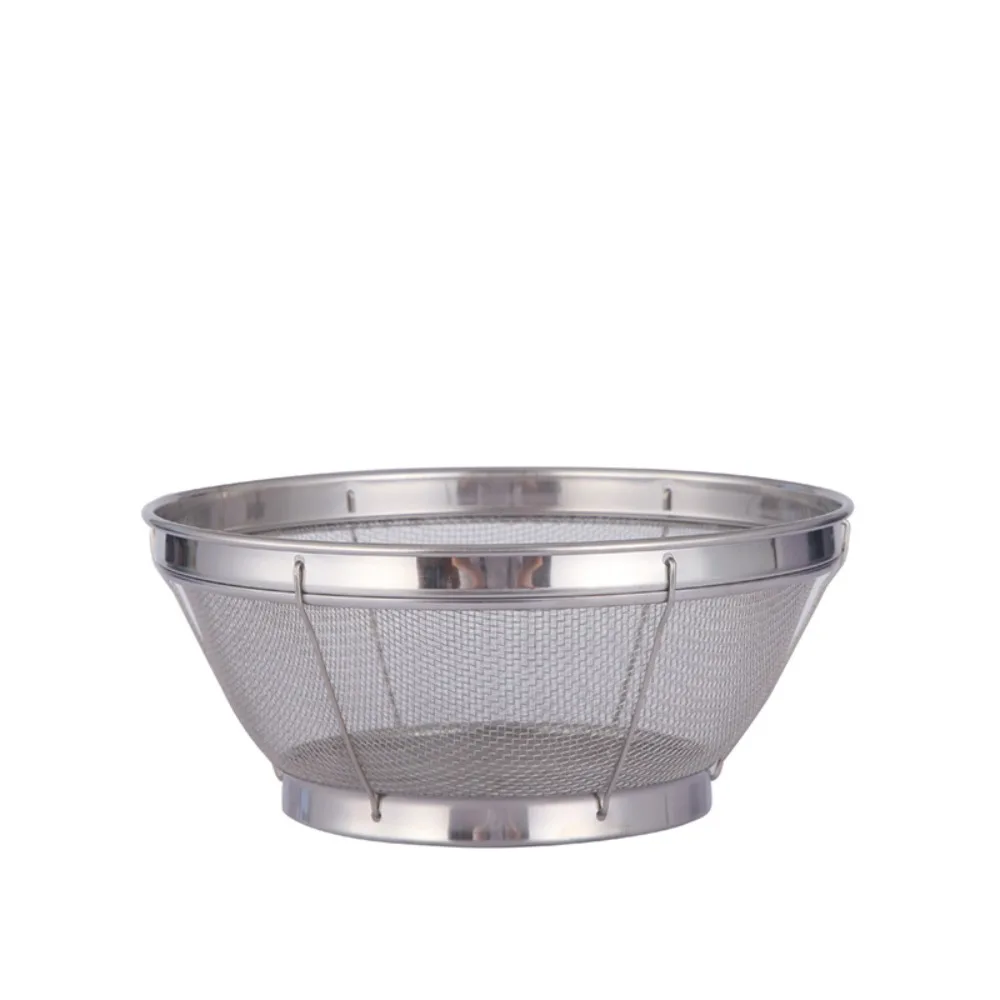 Stainless Steel Fine Mesh Strainer Multi Function Self-draining Base Kitchen Colander Vegetable Fruit Washing Strainer Basket - view 3