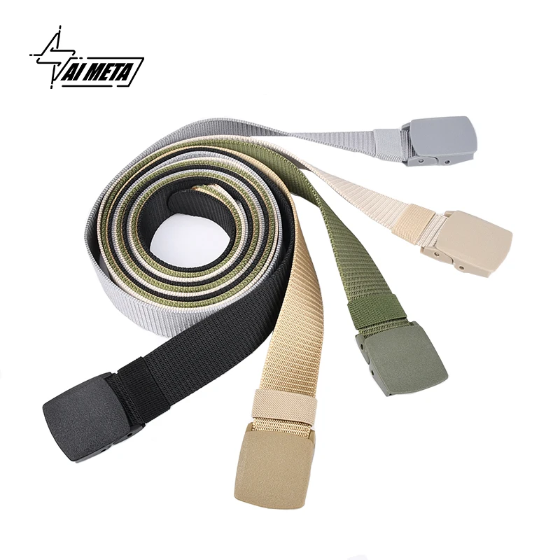 

5 Colors Tactical Men's Belt Nylon Fabric Belt Outdoor Hunting Sports Training Waistband High-quality Buckle Not Easy To Loosen