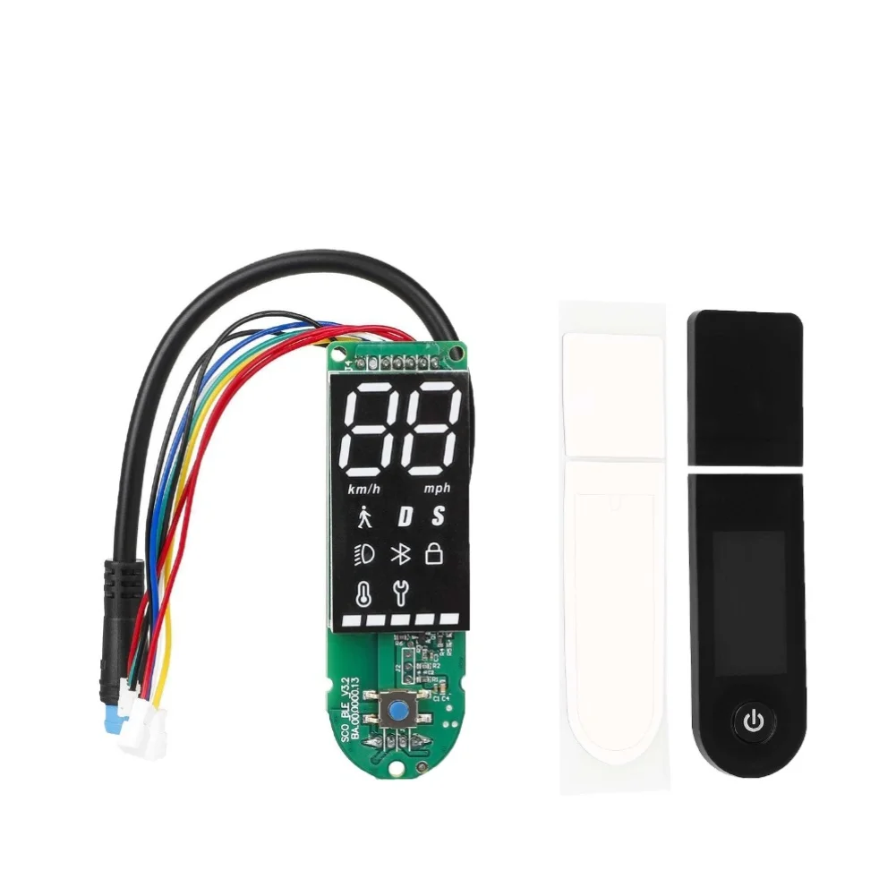 Folding Electric Scooter Circuit Board With Digital-Display Control Panel Dashboard Cover For 1S And Similar Models