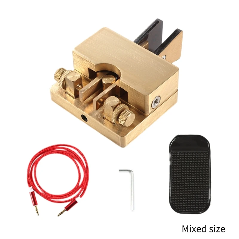 Tecla CW Morse Tecla Morse Tecla telégrafo automático doble paleta Tecla CW radio corta