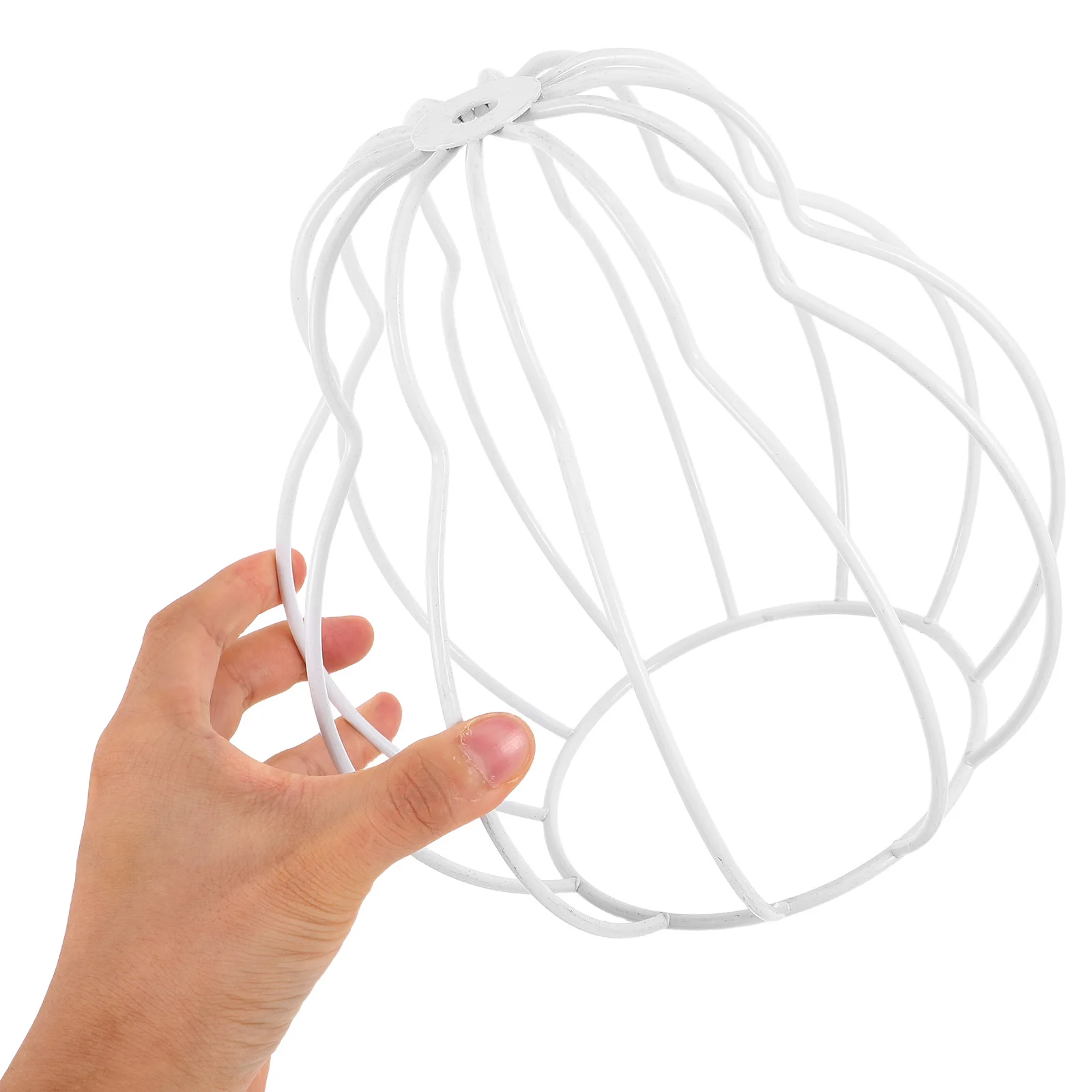 

Light Bulb Cage DIY Pendant Light Frame Gourd Shaped Hollow Metal Wire Lampshade Frame Vintage Industrial Hanging Lamp