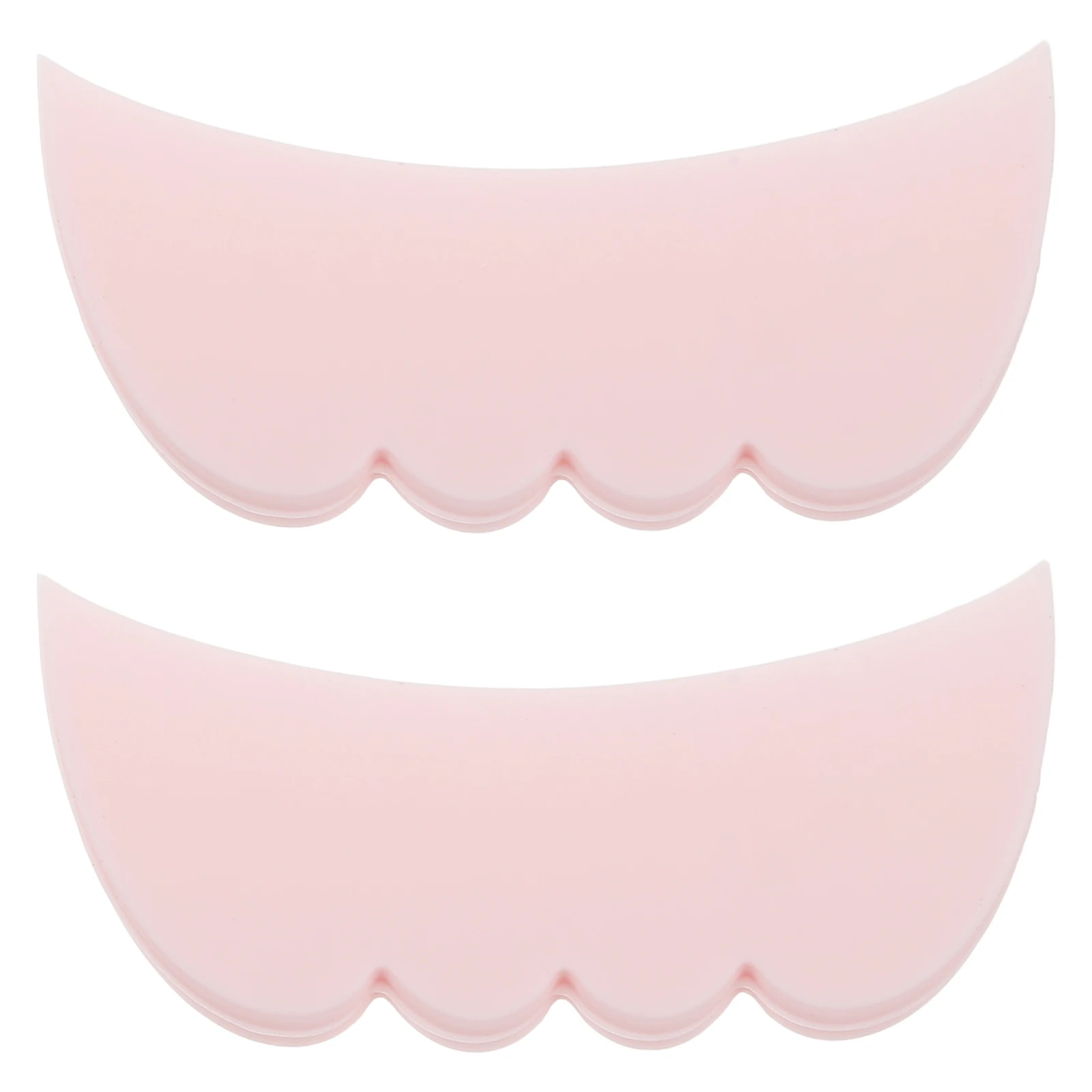 2Pcs 아이 메이크업 어시스턴트 아이섀도우 아이라이너 마스카라용 부드러운 실리콘 쉴드 정밀 도포용 얼룩 방지 뷰티 도구