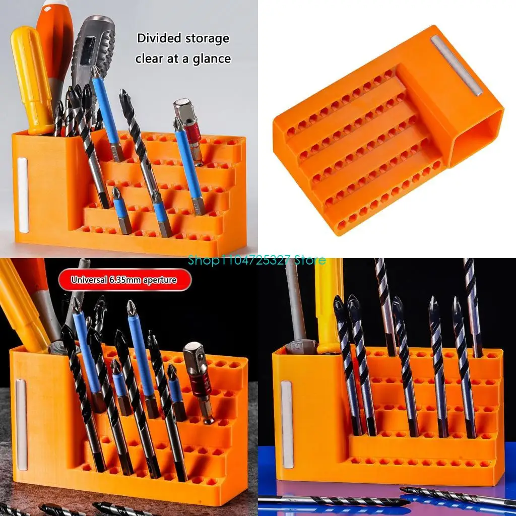 D8KF ไขควงบิตบิตจัดงาน CASE CASE CASE LESTANT ABS ABS พื้นผิวทำความสะอาดง่าย