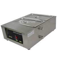 Factory Wholesale Digital Chocola Warmer 2 Pots Chocolate Melting Machine in Stock