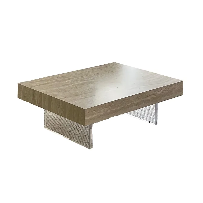 طاولة القهوة الفاخرة الشمال الرخام الحديثة الرجعية تخزين طاولة جانبية كلاسيكية ريفي ميسا دي سنترو دي سالا أثاث غرفة المعيشة