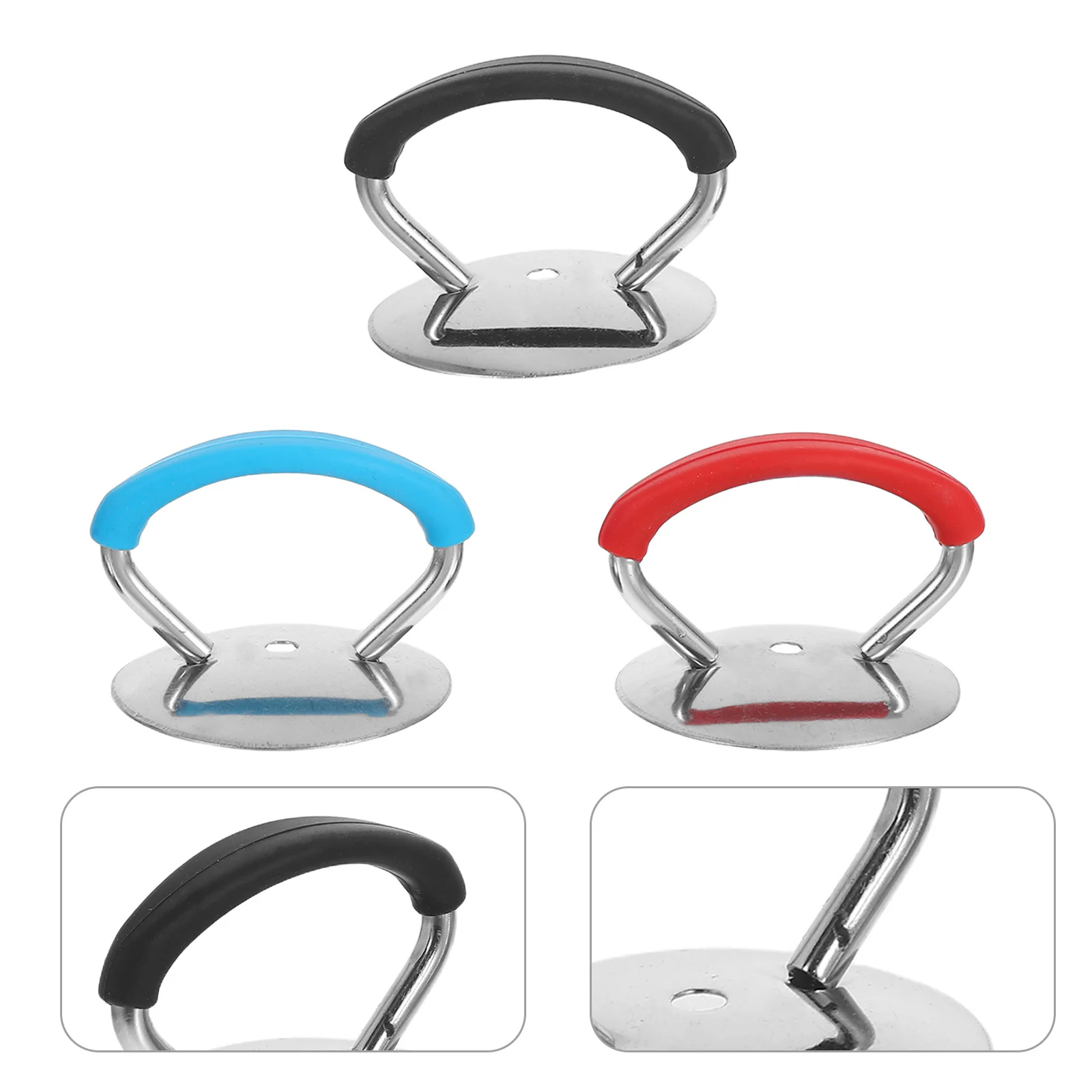 

3Pcs Universal Stainless Steel Pot Lid Handle Heat Resistant Replacement Knob for Cookware Kitchen Use Replacement Pot Lid Knob