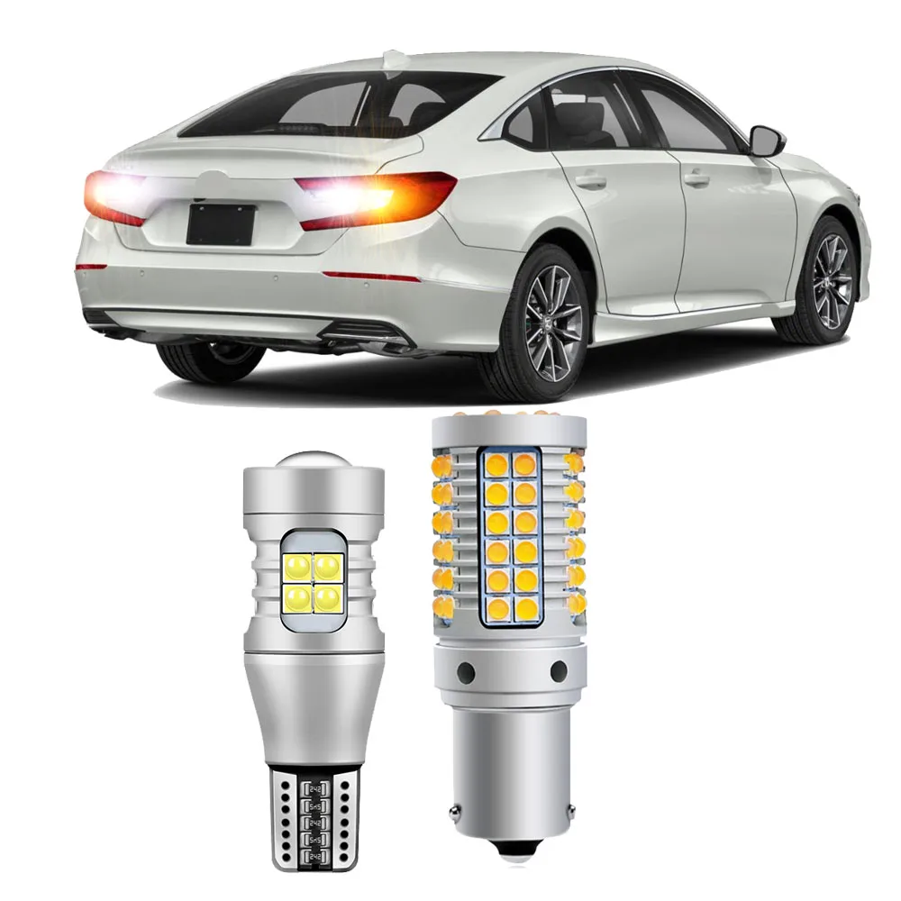 

Car LED Bulbs For Honda Accord 2018 2019 2020 2021 2022 Exterior Turn Signal Backup Bulbs Canbus No Error