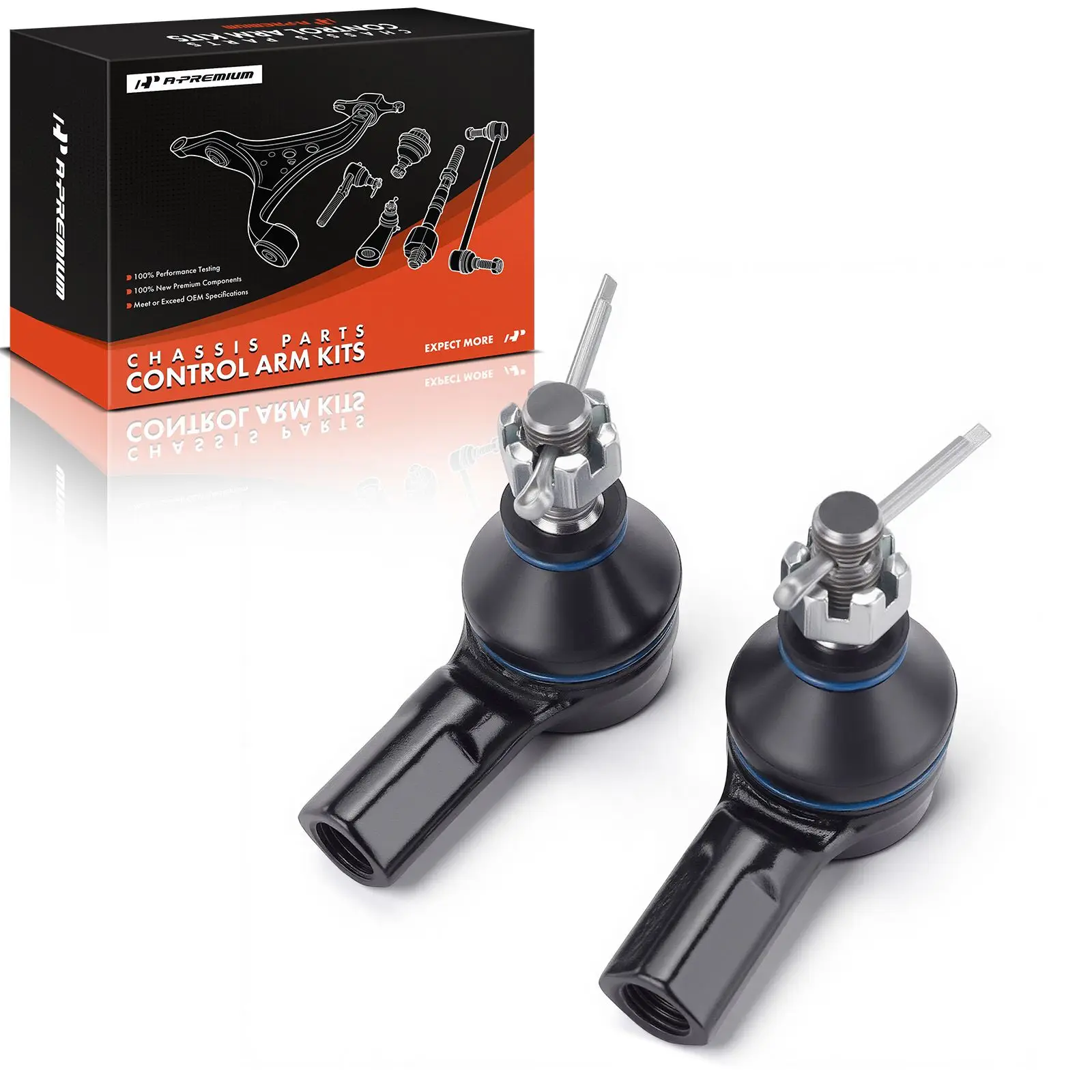 A-Premium 2x Front Outer Tie Rod End Kit for Honda Element 2003-2011 Acura RSX 2002-2006 53542SCVA01