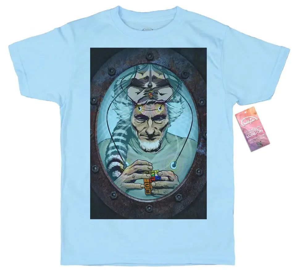 John C. Lilly Floating T shirt Artwork by rosenfeldtown Y2K tops Unisex Summer Short Sleeve