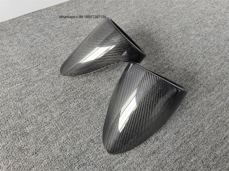 

True Carbon Fiber V-style Taillight Cover forFerrari 458 Body Kit Front Bumper Edge Side Skirts Rear Diffuser Spoiler