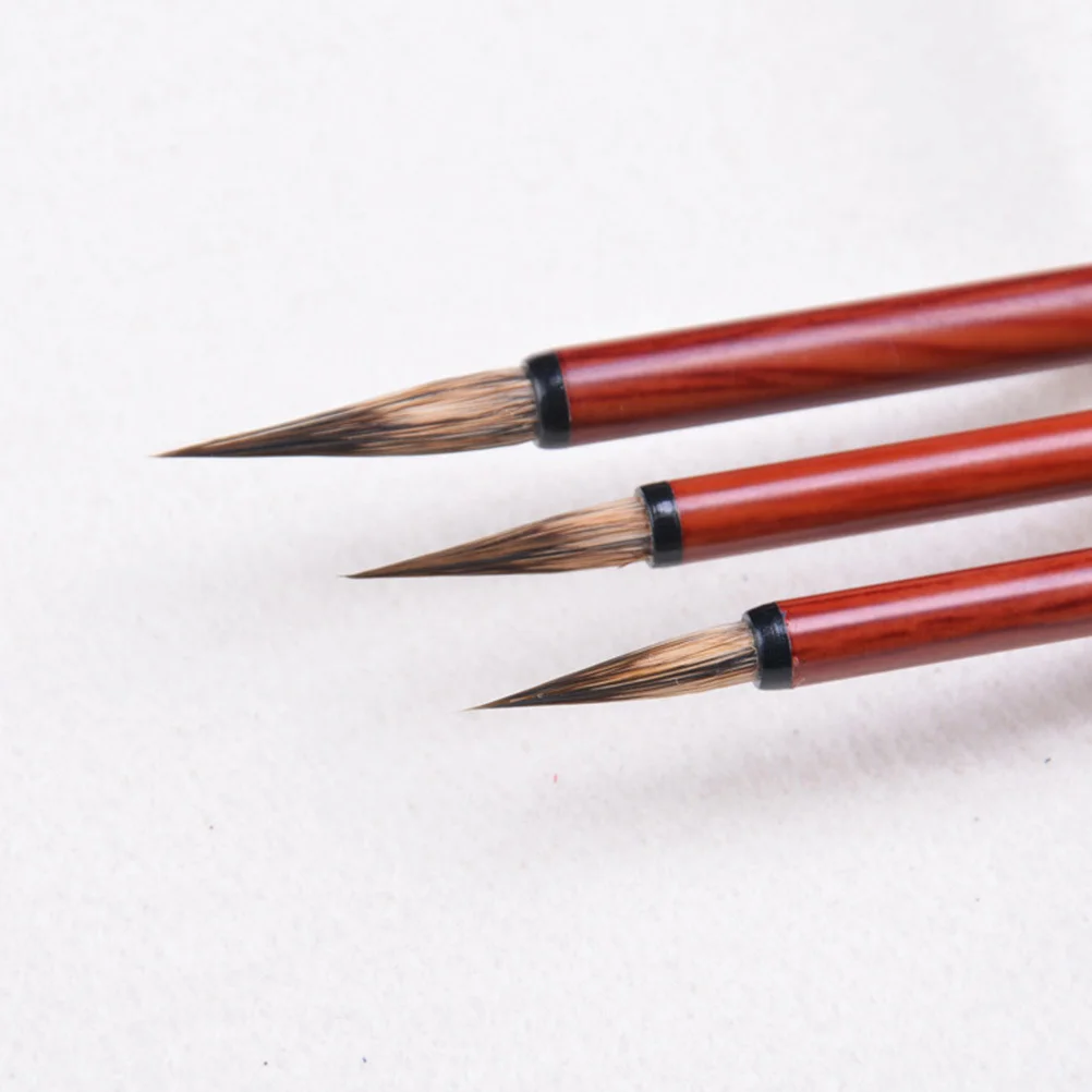 

1pc Calligraphy Pen Premium Steel Pole For Chinese Writing Painting Watercolor Sumi Drawing Beginners Students Artists Ink