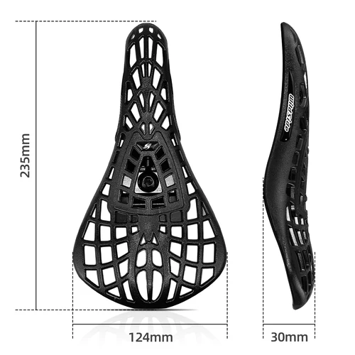 Imagen 2 del producto Wildside-sillín de bicicleta de carreras BMX, asiento de salto de tierra de montaña, amortiguador, cojín para bicicleta, sillín de montar 27,2 30,9