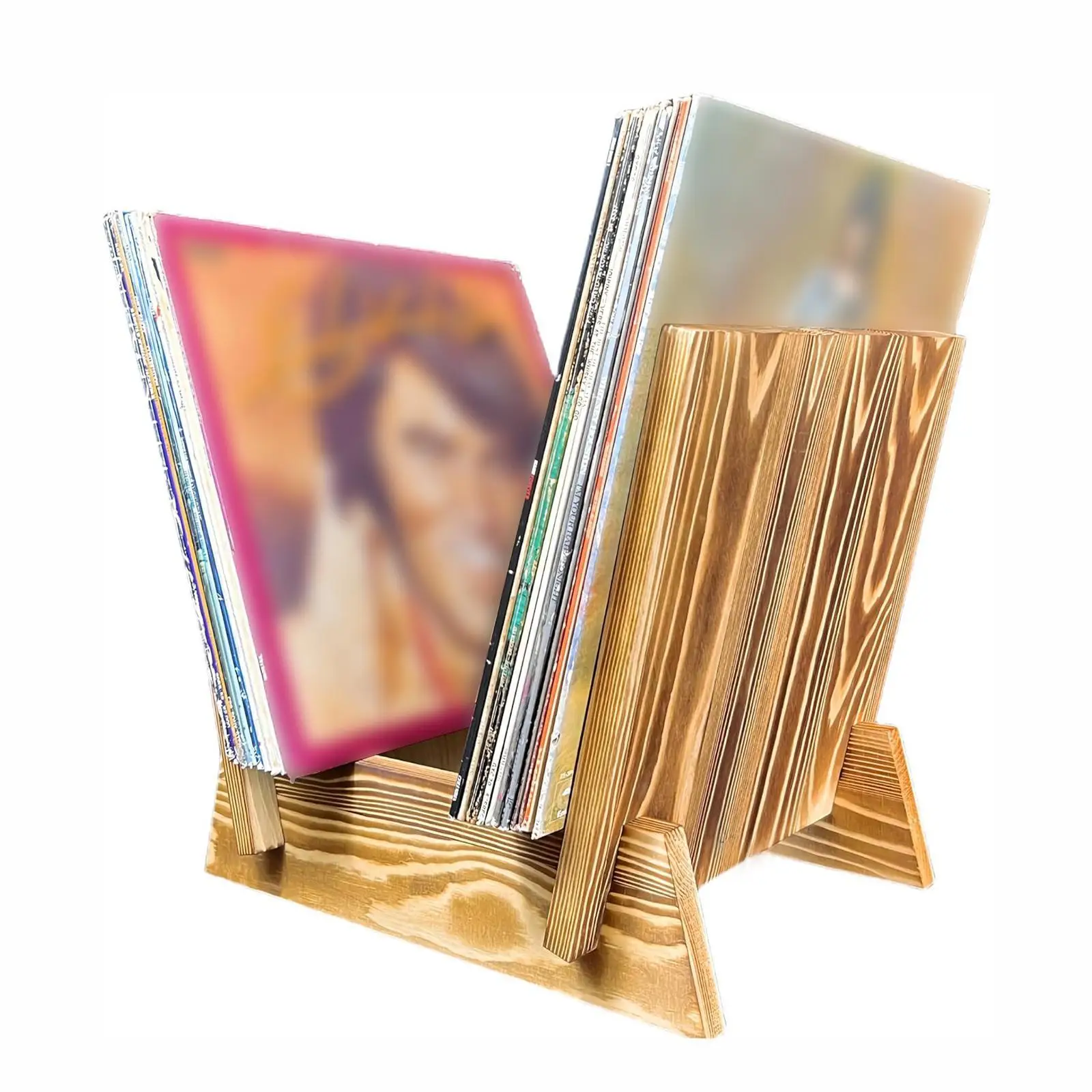 Wooden Desktop Book Stand Desk Accessory Storage Decorative Storage Shelf