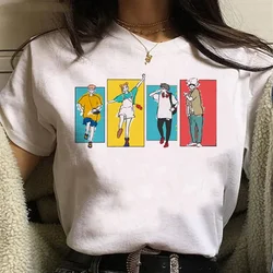 女性のためのゴスプリントTシャツ,日本の漫画,面白いアニメのTシャツ