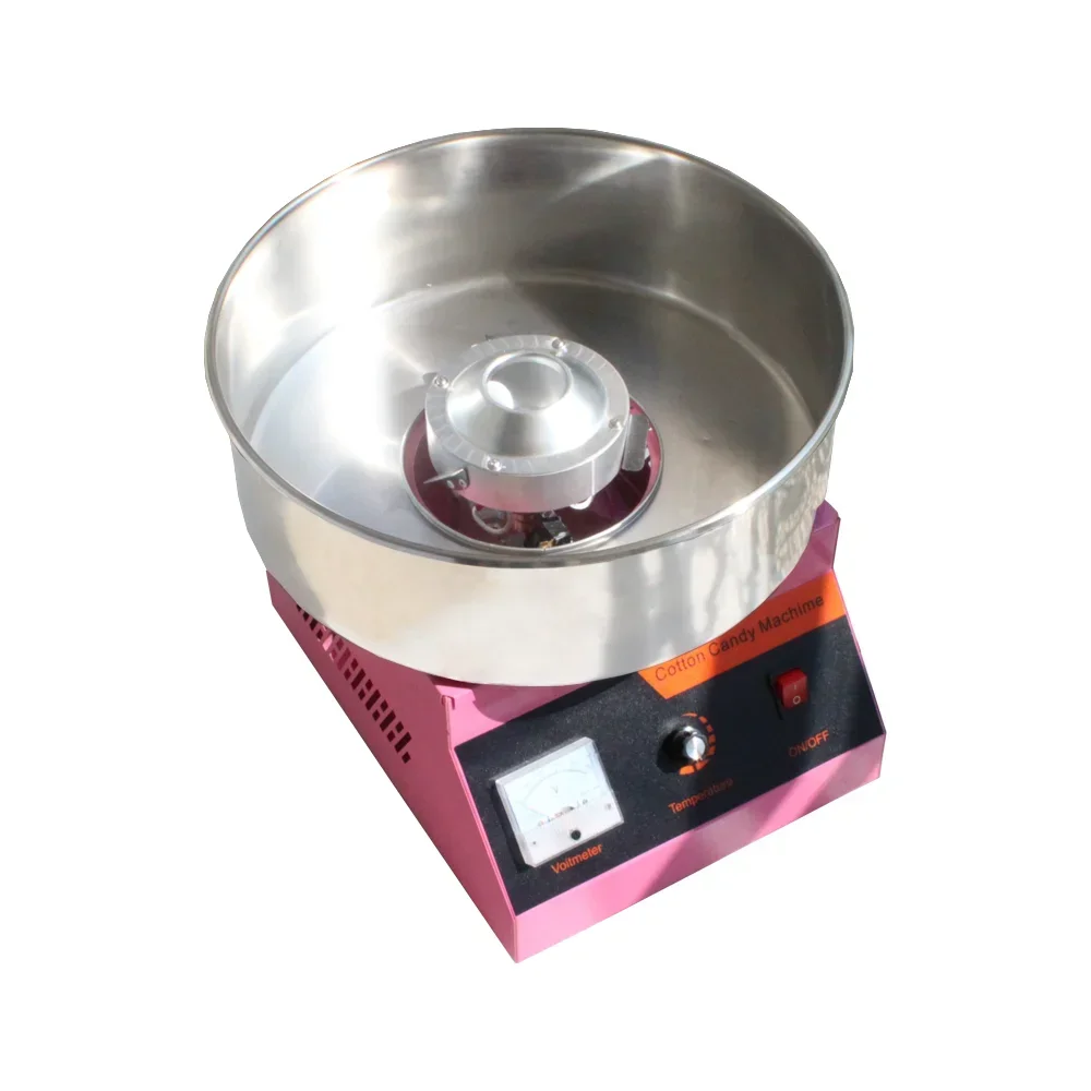New Arrival Commercial Sugar Candy Floss Maker Electric Cotton Candy Machine Temperature Controls For Party Festival Carnival Ho