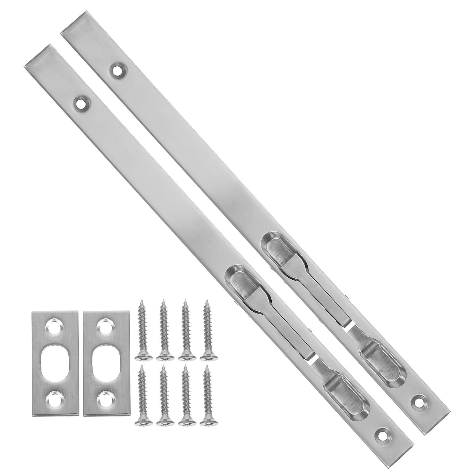 

2Pcs Concealed Spring Stainless Steel Latch Security Door Fire Door Security Door Latch Bolt Accessories Tools