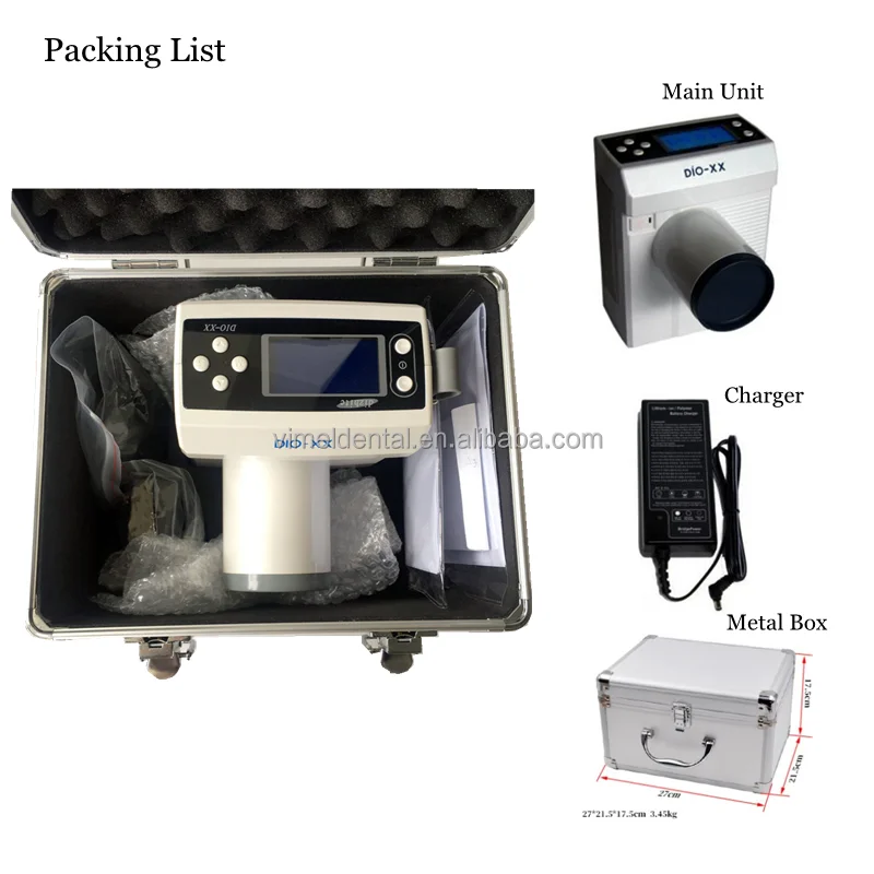 DIO-XX Dental Portable X-Ray Unit Photowith Human and Animal Mode Wireless DIOX Digital XRay Machine Equipment