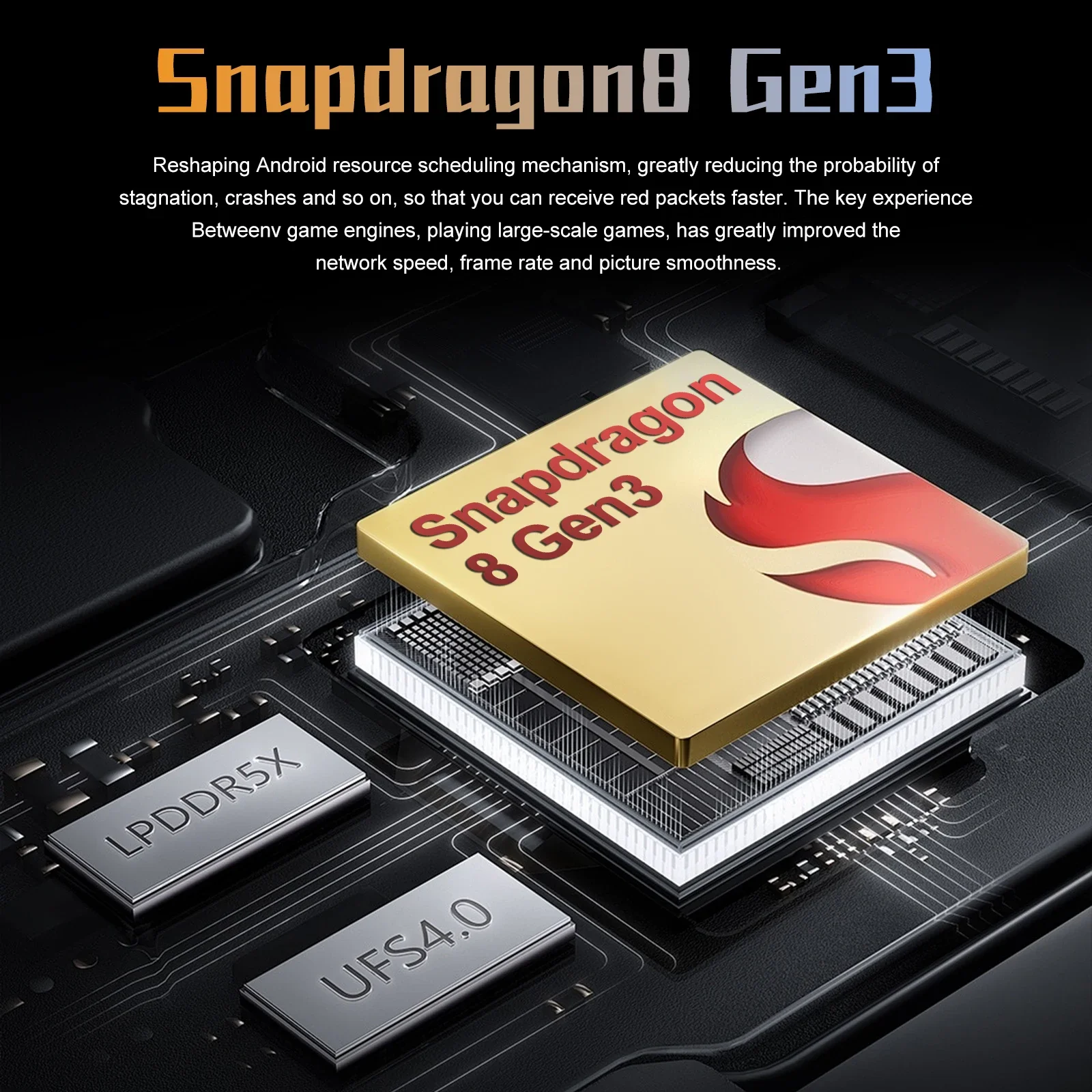 정품 포바 6 프로 스마트폰 5G 7.3 인치 HD 22G + 2TB 휴대폰, 듀얼 SIM 휴대폰, 50 + 108MP, 8000mAh, 안드로이드 14, NFC 잠금 해제
