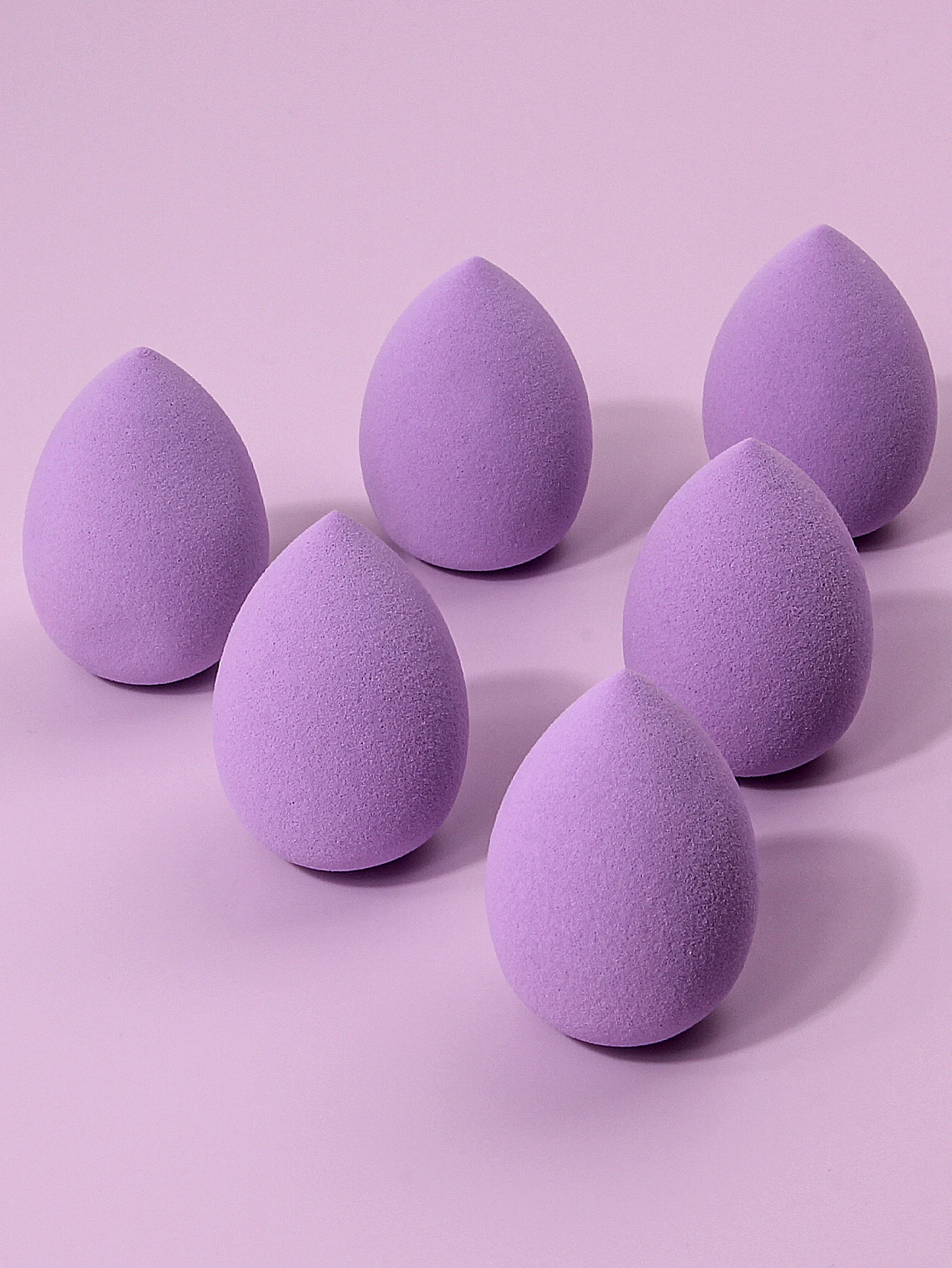 6pcs makeup sponge blender beauty egg blow cosmetic soft foundation sponges powder blow female make up accessories