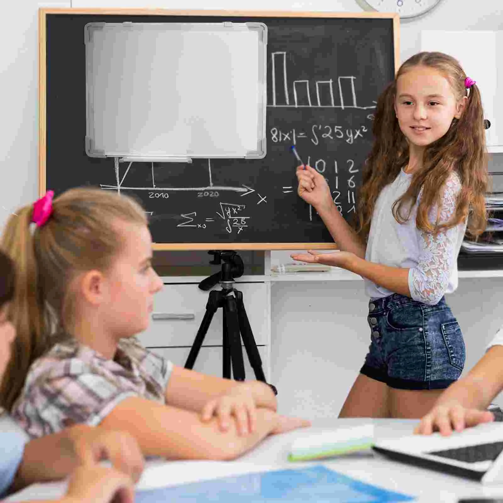 Wit bord Whiteboard Droog wissen Magnetische muurophanging Grote opvouwbare kleine gemonteerde mini-keuken Kantoor voor thuisschoolkantoor