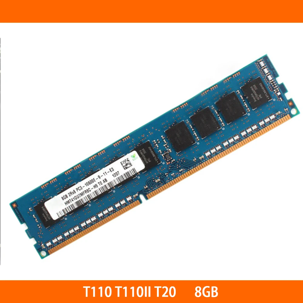 1PCS T110 T110II T20 8GB 8G For DELL DDR3 1333 ECC RAM High Quality Fast Ship