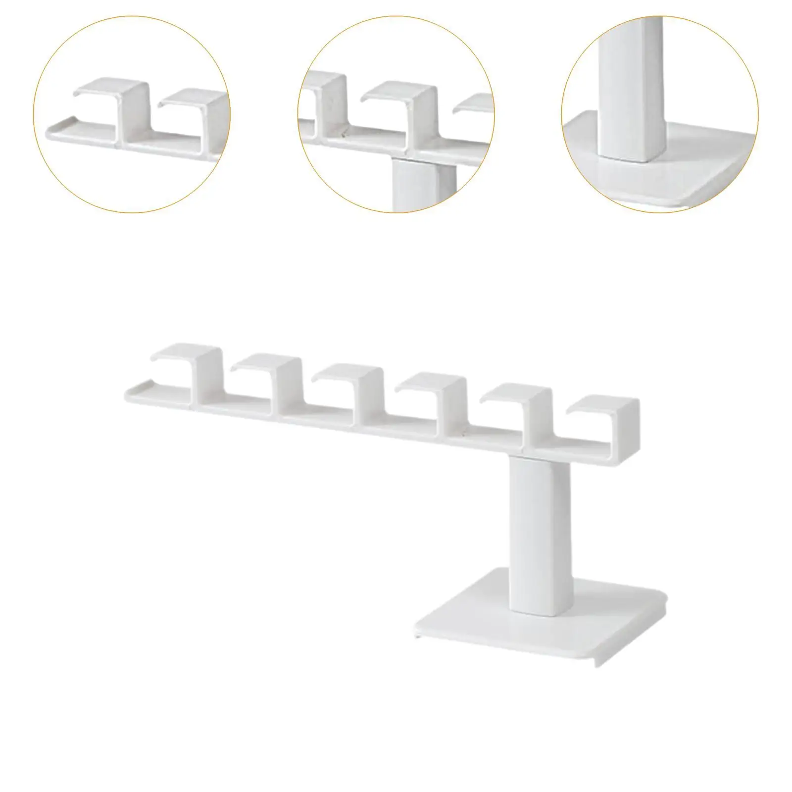 Chapéus de beisebol Rack Hanger Wall Mount Caps Display para porta armário Scrunchie
