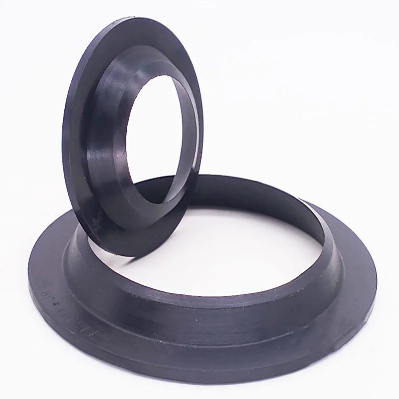 Inner Dia 6 - 160mm NBR Nitrile Rubber Oil Sealing Ring J Type Straw Hat Dust Rings For Piston Rod Shafts Height 6 - 17mm