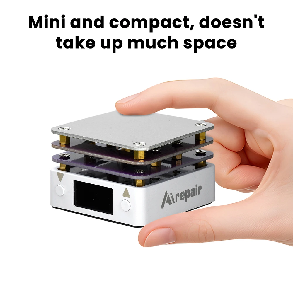 Mini Soldering Station PD65W 20V Digital Display Adjustable Heating Plate with Aluminum-Based Plate for Efficient Repair Tool