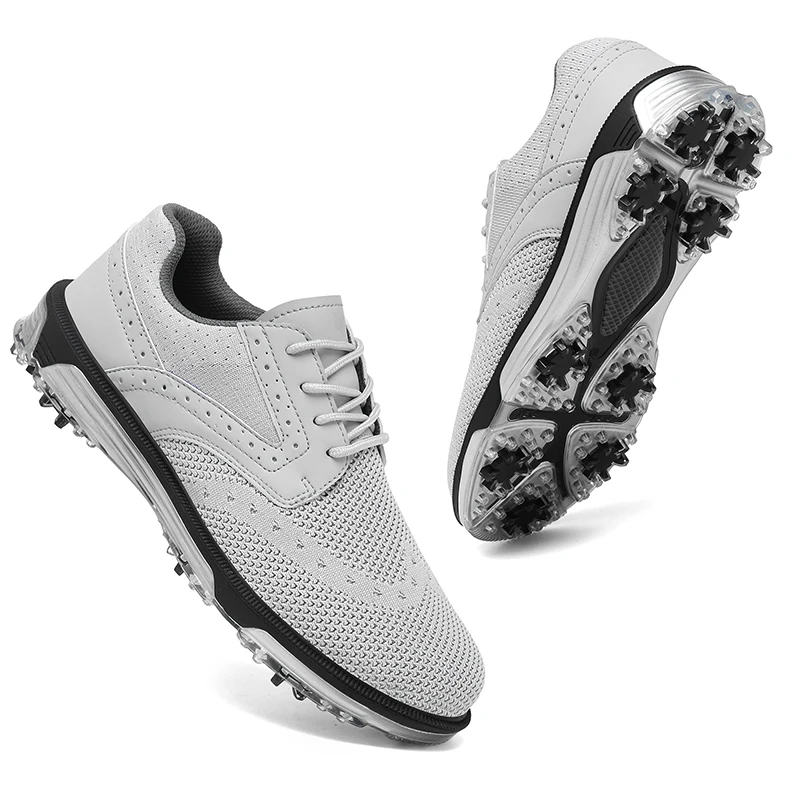 Cross-border plus size golf shoes sneaker fixing nail 47 yards