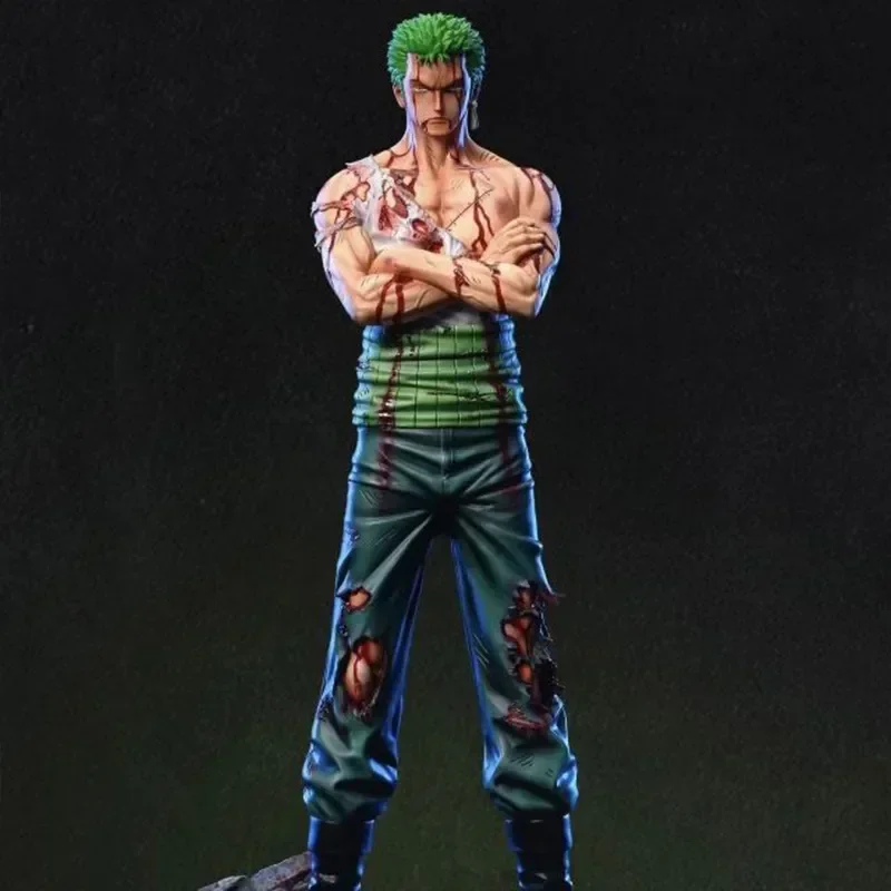 30cm jednoczęściowa figurka Anime Roronoa Zoro Vinsmoke Sanji stojąca figura Pvc figurka Model kolekcja zabawki dla chłopca prezenty