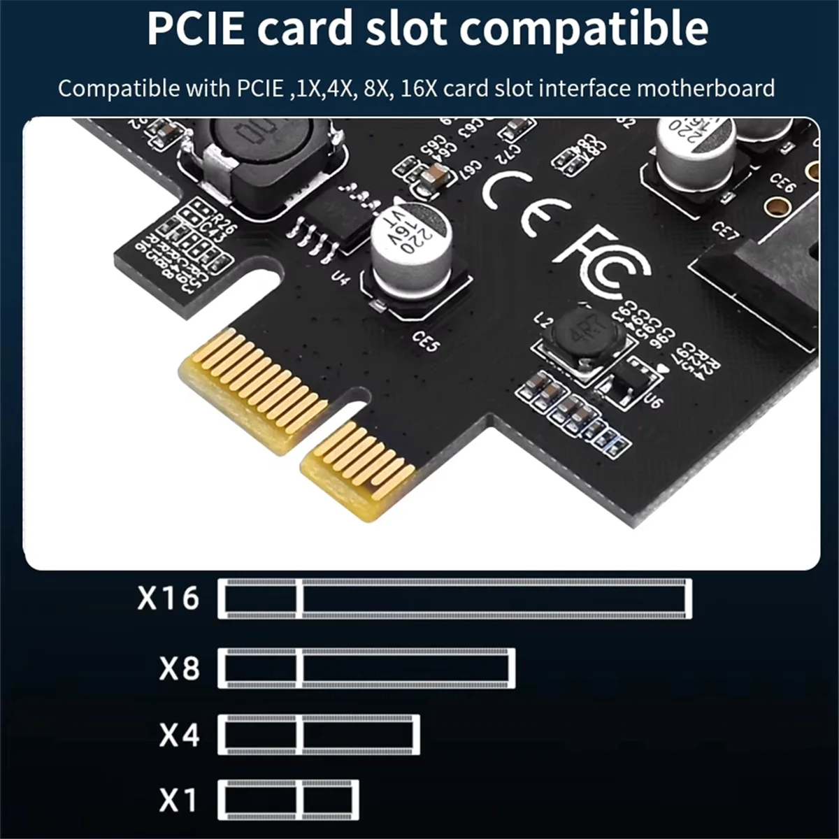 

USB 3.0 PCI-E Type C Expansion Card PCI-E 1x to USB 3.0 Controller 4Port USB 3.0 + 1Port USB 3.1 PCI